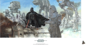 A Slight Disturbance in the Force on the Battle of Hoth by Dave Dorman