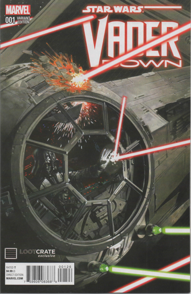 VADER DOWN Marvel Comics variant cover by DAVE DORMAN